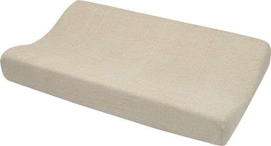 Meyco Baby Uni aankleedkussenhoes - badstof - sand - 50x70cm