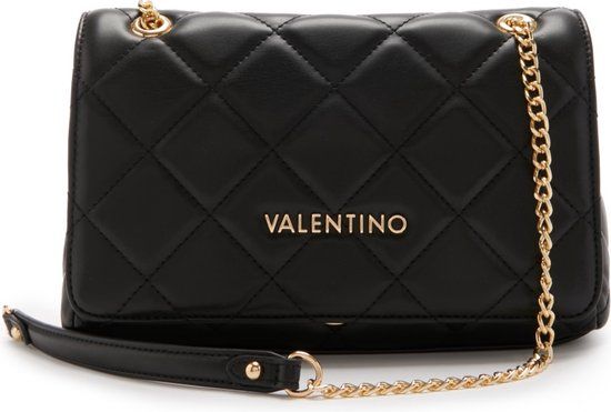 VALENTINO Ocarina Flap Bag Nero Zwart Schoudertas