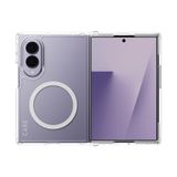 PanzerGlass CARE™ by Urban Combat Case Transparent w. White Qi Samsung Fold8 mobiele telefoon behuizingen Hoes Transparant
