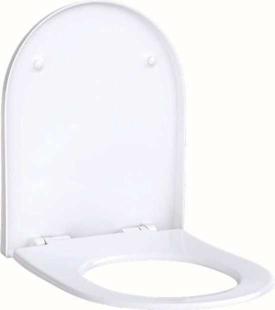 Geberit Ronde WC Bril Acanto Antibacterieel 437x356x49mm Wit