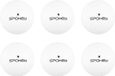 Spokey Lerner balles de tennis de table - Blanc