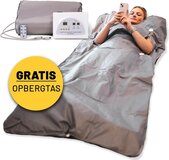 CALMENTA® Infrarood Deken - 180x80cm - Infraroodtherapie - Afstandsbediening - Warmte Deken