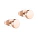 Liebeskind Stainless Steel Roségoud Oorstekers