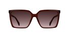 Liu Jo LJ837S Burgundy 57/15/140 Vrouw Zonnebrillen