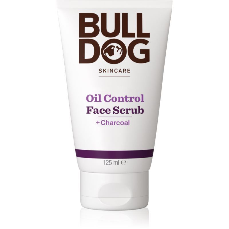 BULLDOG SKINCARE Oil Control Face Scrub voor mannen | Exfoliërende houtskool scrub | 125 ml
