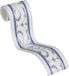 A.S. Création ARTDECO BEHANGRAND Behangrand Blauw Grijs Wit