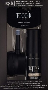 Toppik Hair Perfecting Tool Kit - Spray Applicator + Hairline Optimizer + Fiberhold Spray