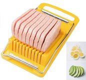 Merkloos Snijmachine voor Perfecte Plakjes: Ideaal voor Spam, Lunchvlees en Gekookte Eieren