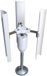 Merkloos Verticale Windturbine - Windmolen Generator - Energie Opwekken - Stil en Efficiënt - 30W 12V - Wit