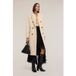 Motivi Manteau croisé en mélange de laine drap beige Taille : 34