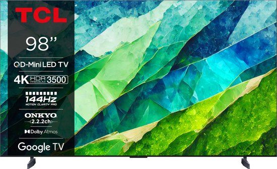 TCL 98C81B / QLED Mini-LED screen / 98 inch / 2024