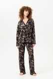 Mey Pyjama Vivid Bloom Dames Zwart Maat XL