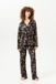 Mey Pyjama Vivid Bloom Dames Zwart Maat XL