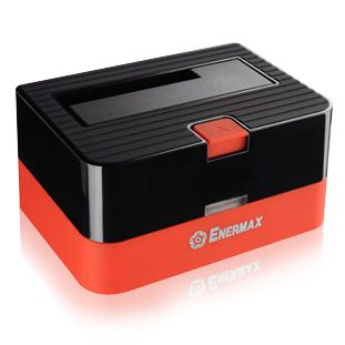 Enermax EB310SC - Behuizing voor opslagstations - Zwart, Rood