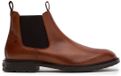 Van Lier - Heren - Cognac leren chelsea boots - Maat 43