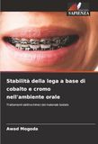 Stabilità della lega a base di cobalto e cromo nell'ambiente orale: Trattamenti elettrochimici del materiale testato