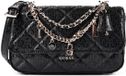GUESS Libby Flap Crossbody Bag Black zwart