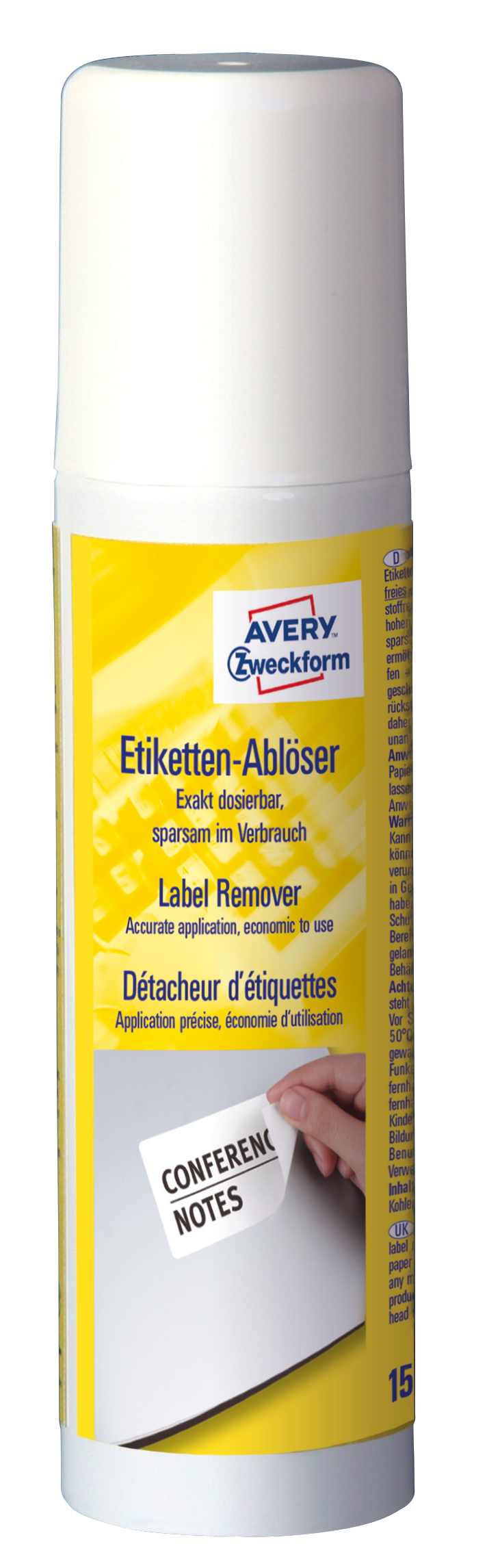 Avery 3590 Kleefmiddelverwijderaars voor kantoorgebruik transparant 150ml