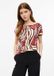 s.Oliver T-shirt Koraal Zebraprint Viscose
