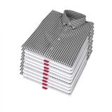 Adorila Set van 10 T-shirt-organizers, kastorganizer, afneembare stapelbare kledingladen, vouwbaar shirt ontvangstbewijsbord shirt verdelers organizer (medium)