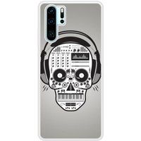 P30 Pro Skull Music Bedrukt siliconen hoesje