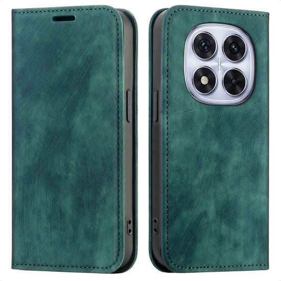 imoshion Slim Bookcase - Geschikt voor Xiaomi Redmi Note 14 Pro Plus 5G - Groen