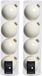 Decoris kerstballen - 12x st - wol wit - D10 cm - glas - kerstversiering