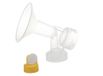 Maymom One-Piece Breast Shield met ventiel en membraan Compatibili con Medela borstkolven, 25 mm, medium