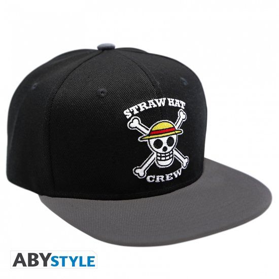 ABYSTYLE Abysse Corp ONE PIECE - Snapback Cap - Black & Grey - Skull