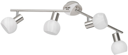 BES LED LED Plafondspot - Trion Besina - E14 Fitting - 4-lichts - Rond - Mat Nikkel - Aluminium