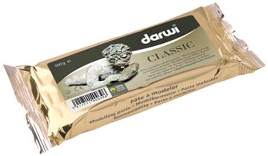 Darwi boetseerpasta Classic pak van 500 g wit