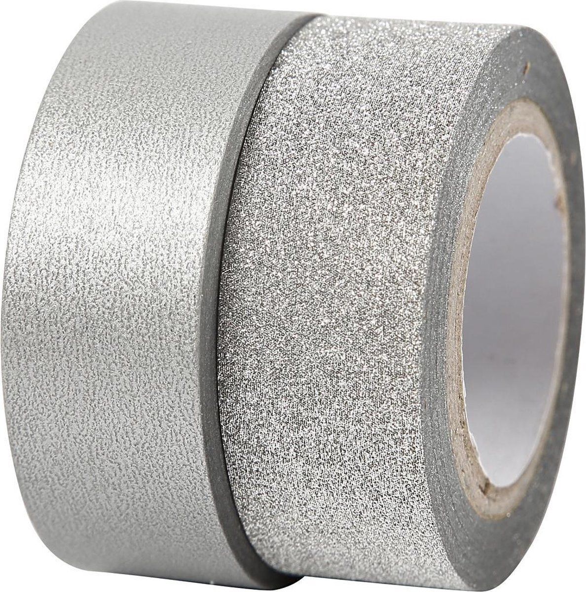 Vivi Gade Tape Zilver/glitter 2 Stuks
