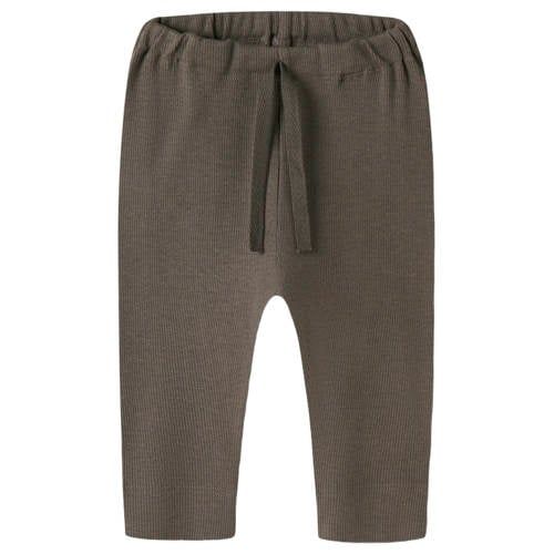 NAME IT BABY katoenen babybroek - bruin