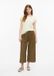 s.Oliver Culottes met elastische tailleband Bruin Polyester Regular Fit
