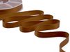 Furlanis - Dubbel satijnen lint, Italiaanse stof - bruin, 16 mm x 25 m