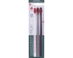 Swissdent Colours Soft Medium Toothbrush Set (2+1 FREE) - Unisex - Europe
