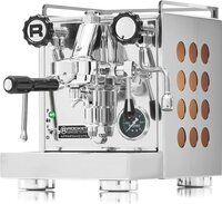 Rocket Appartamento Koper, compacte zeefhouder, espressomachine, dubbele cirkels met E61 zetgroep