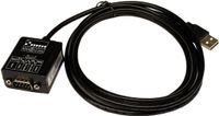 Exsys EX-1309-9 USB 2.0 naar RS-232 kabel zwart 1,8 m