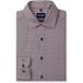 OLYMP 24/7 Luxor modern fit overhemd - tricot - wit met blauw en bordeaux rood dessin