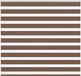 vidaXL Zebra rolgordijn 165x100 cm stofbreedte 160,9cm polyester bruin