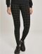 Urban Classics Check High Waist Dames Legging - zwart/wit - XXL