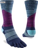 Injinji Women's Trail Midweight Crew - Lichtblauw/Donkerblauw - 35-40