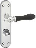 Impresso Deurkruk - Bracknell - Chroom - Zwart