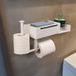 Unyqoos® Toiletrolhouder met opbergruimte