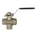 RIEGLER 136333-1085 H 3-weg kogelkraan, MS vern., aansluiting onder, L-boring, Rp 2, 1 st.