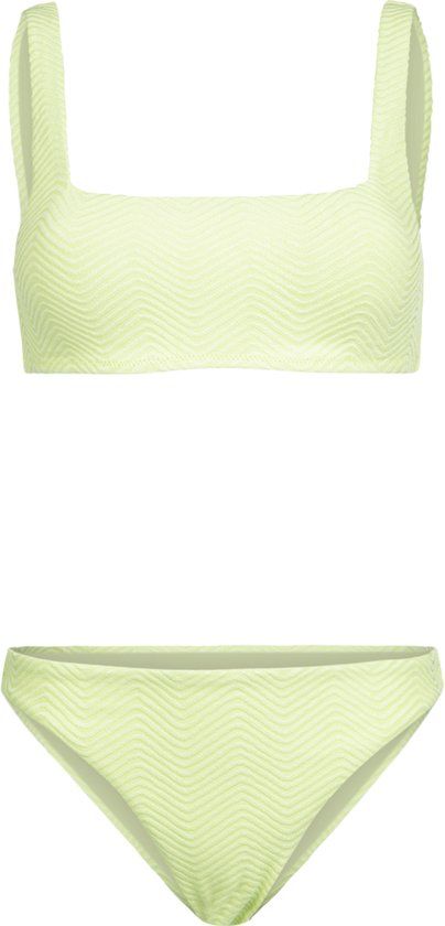 Brunotti Lillio-Chevron Bikini Set Daiquiri Green Dames Maat 34