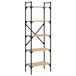 vidaXL Boekenkast 5-laags 56x31,5x174 cm bewerkt hout sonoma eiken