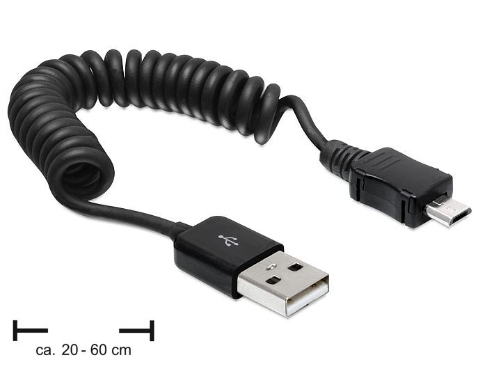 DeLOCK USB 2.0-A/USB micro-B 0.6m