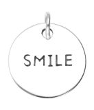 MOOYE ® - Collectie Mijn winkel Zilveren Smile kettinghanger