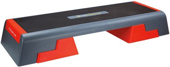 HMS Premium Aerobic Step - Zwart/Rood